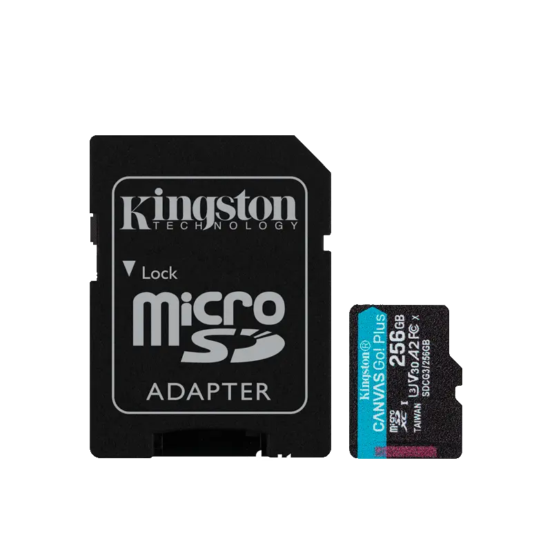 Kingston Canvas Go Plus 256GB microSD SDCG3/256GB